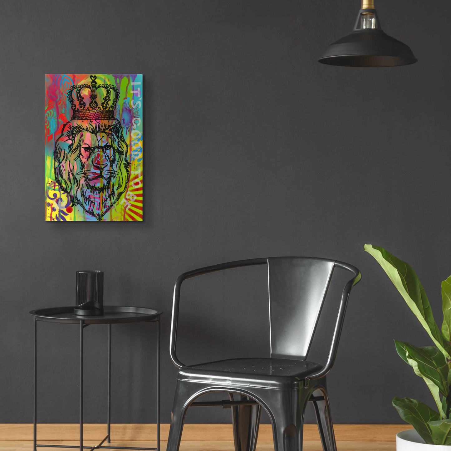 Epic Art 'Its good to be the king' by Dean Russo, Acrylic Glass Wall Art,16x24