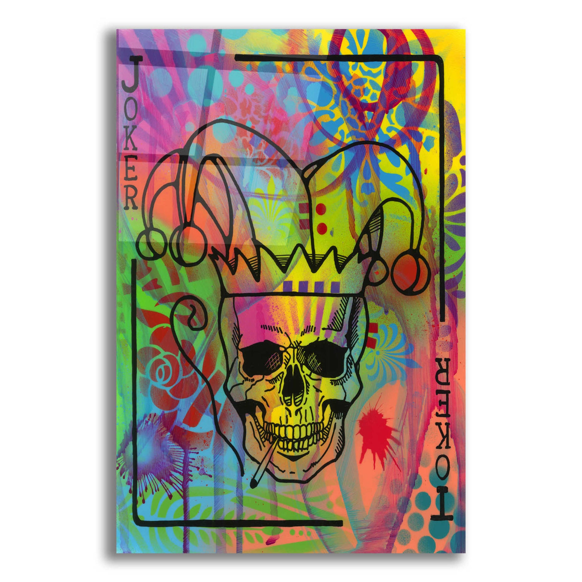 Epic Art 'Jokers Wild' by Dean Russo, Acrylic Glass Wall Art,12x16