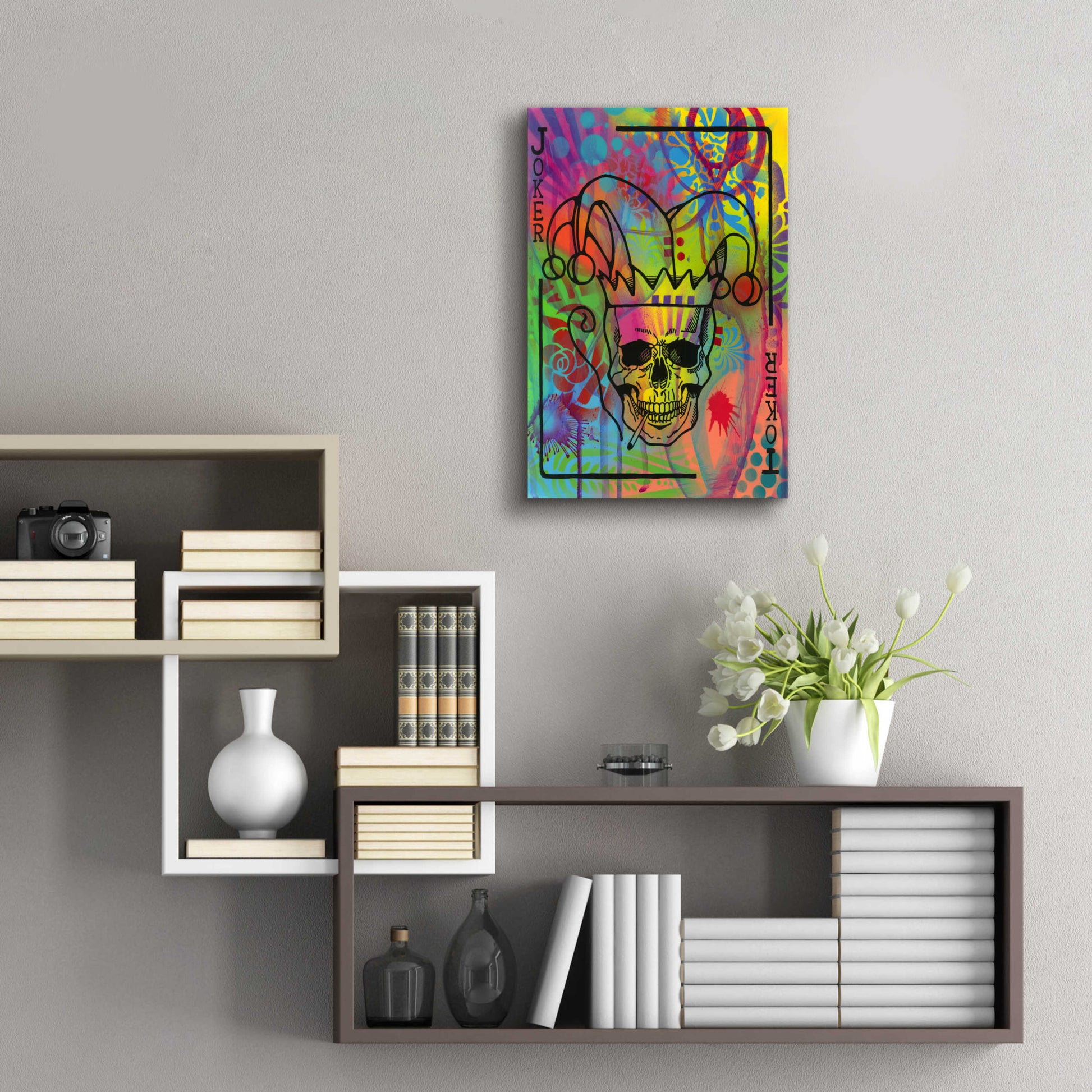 Epic Art 'Jokers Wild' by Dean Russo, Acrylic Glass Wall Art,16x24