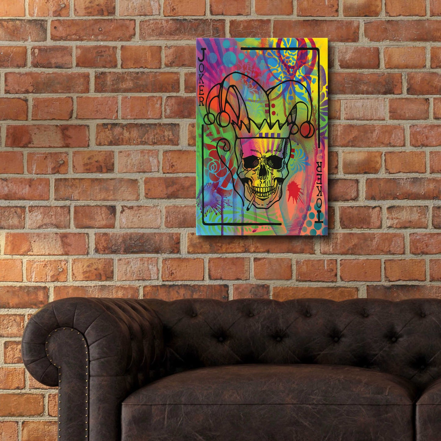 Epic Art 'Jokers Wild' by Dean Russo, Acrylic Glass Wall Art,16x24