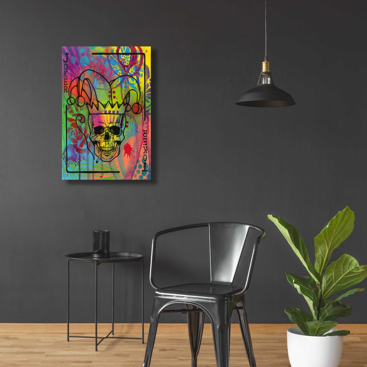 Epic Art 'Jokers Wild' by Dean Russo, Acrylic Glass Wall Art,24x36