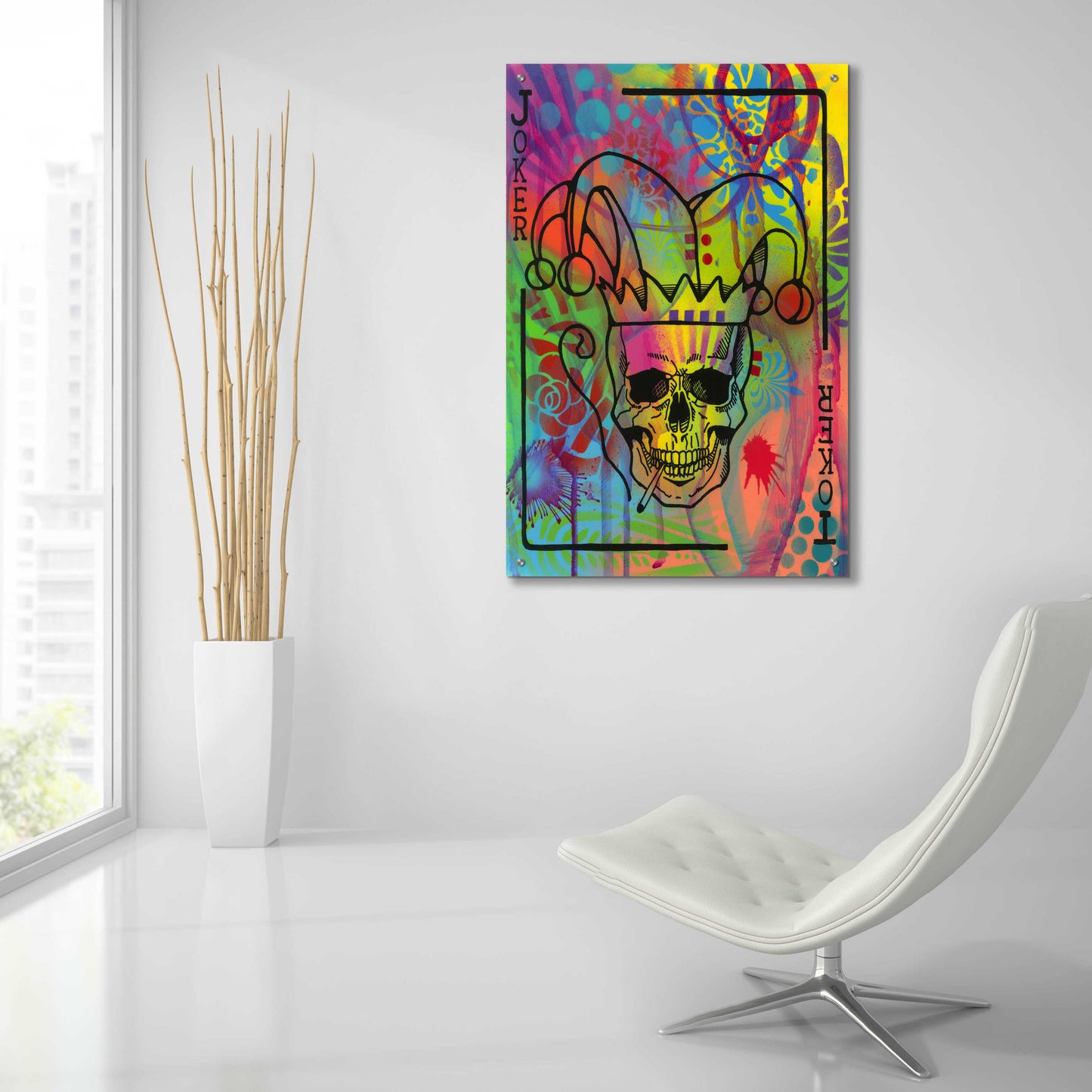 Epic Art 'Jokers Wild' by Dean Russo, Acrylic Glass Wall Art,24x36