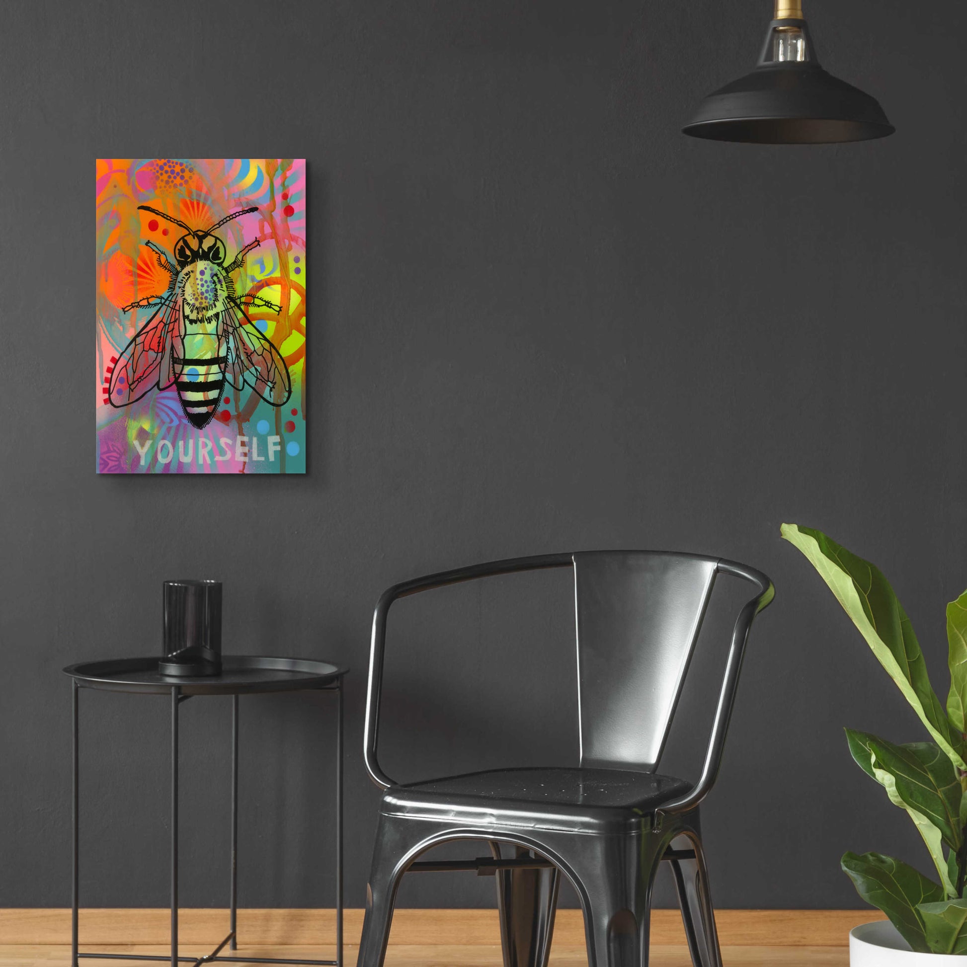 Epic Art 'Bee Yourself' by Dean Russo, Acrylic Glass Wall Art,16x24