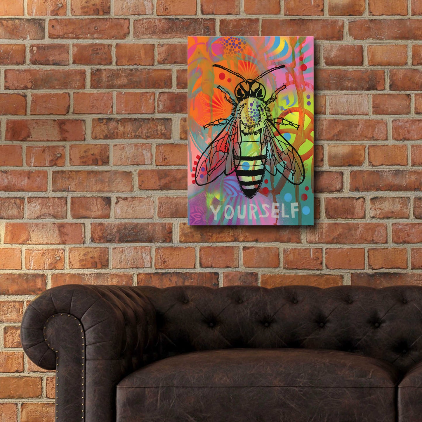 Epic Art 'Bee Yourself' by Dean Russo, Acrylic Glass Wall Art,16x24