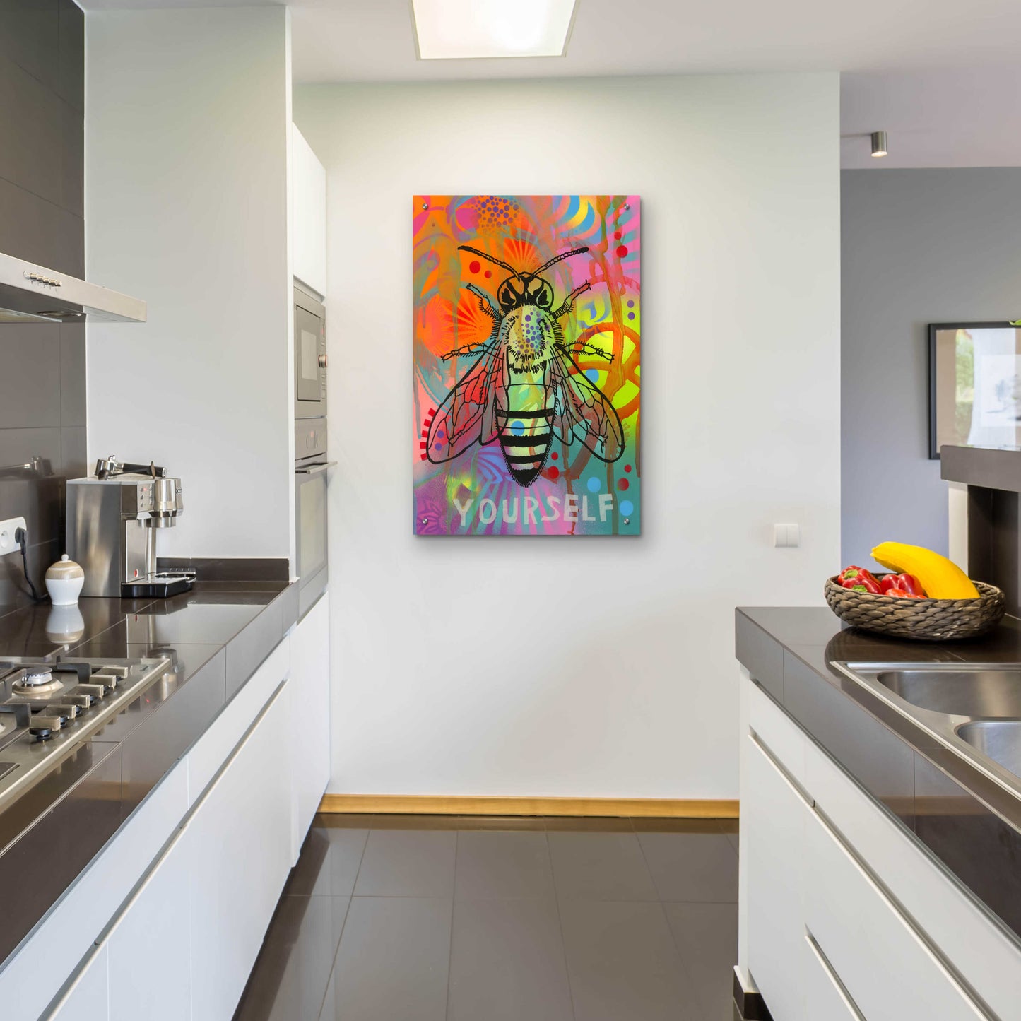 Epic Art 'Bee Yourself' by Dean Russo, Acrylic Glass Wall Art,24x36