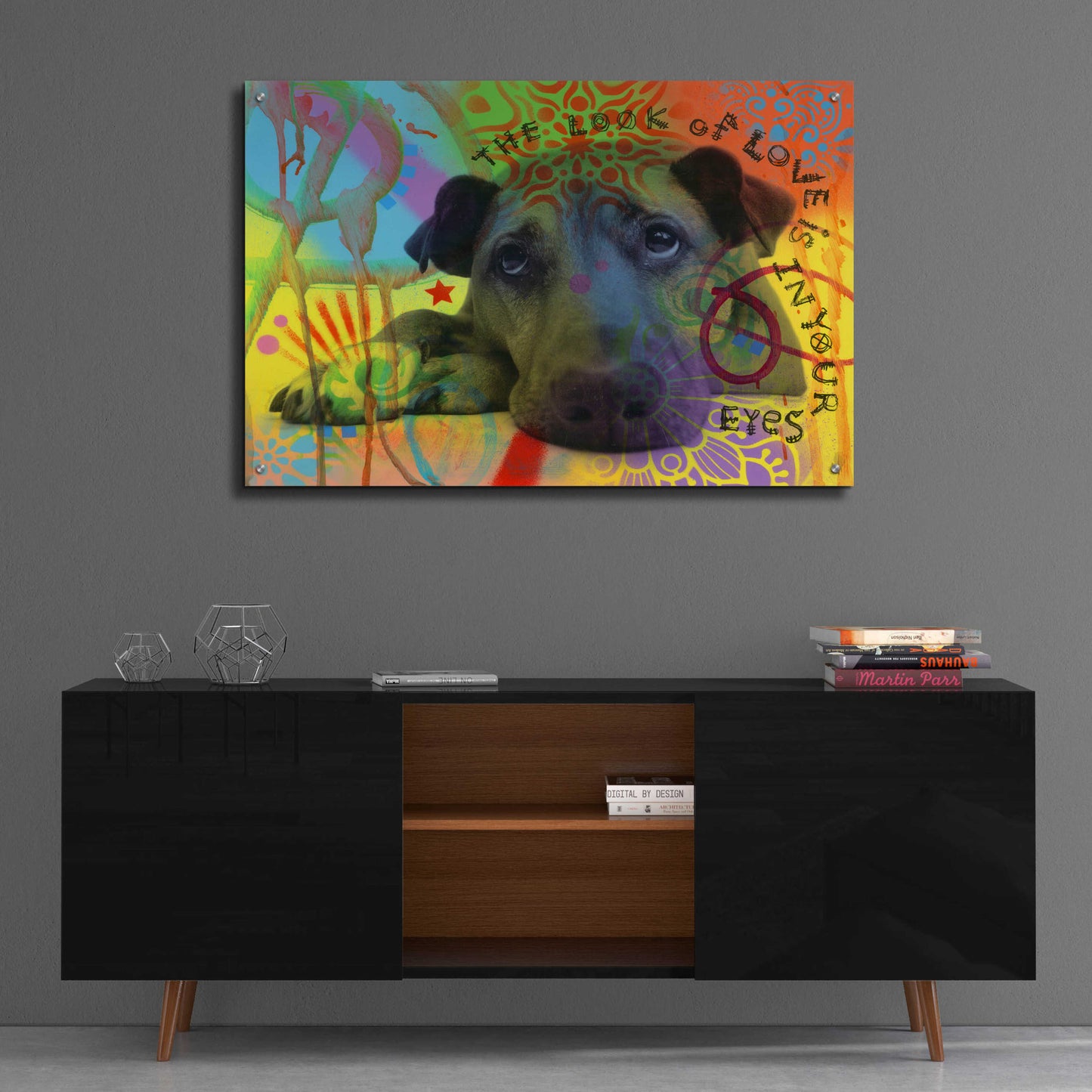 Epic Art 'The Look of Love' by Dean Russo, Acrylic Glass Wall Art,36x24