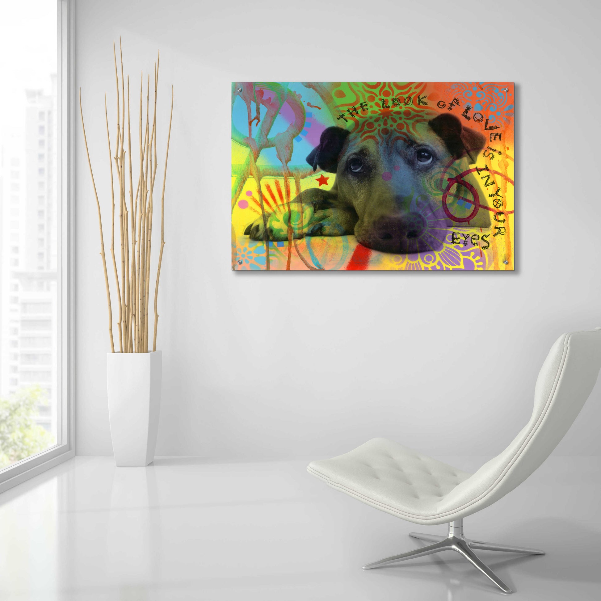 Epic Art 'The Look of Love' by Dean Russo, Acrylic Glass Wall Art,36x24