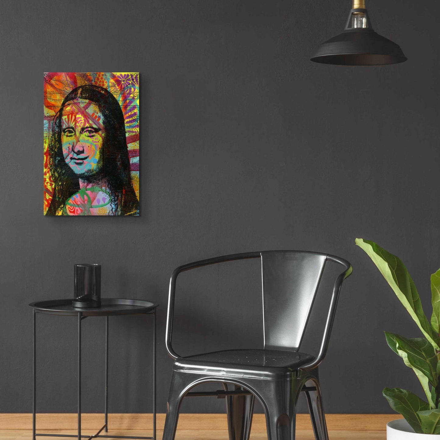 Epic Art 'Mona's Portrait' by Dean Russo, Acrylic Glass Wall Art,16x24