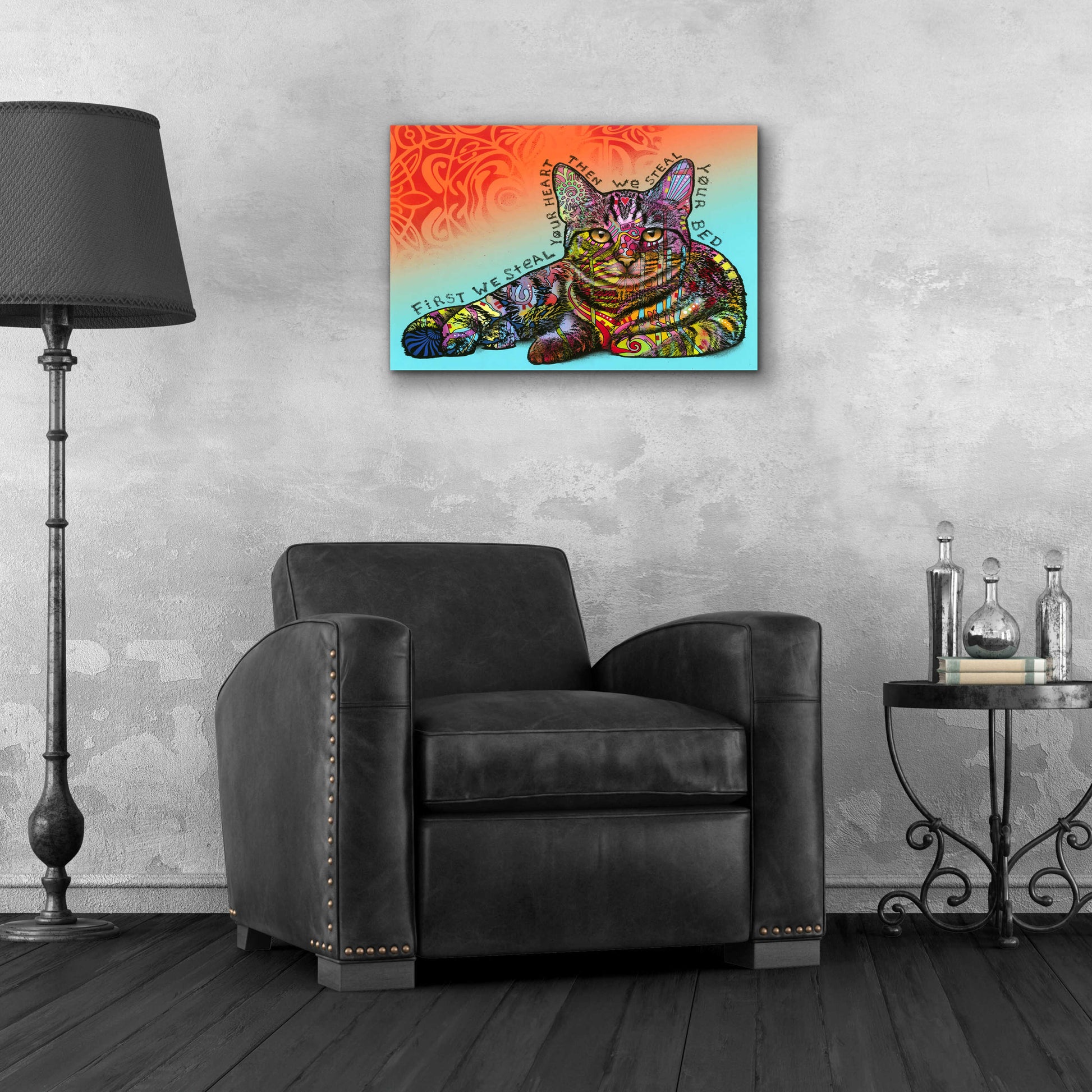 Epic Art 'Steal Your Bed' by Dean Russo, Acrylic Glass Wall Art,24x16