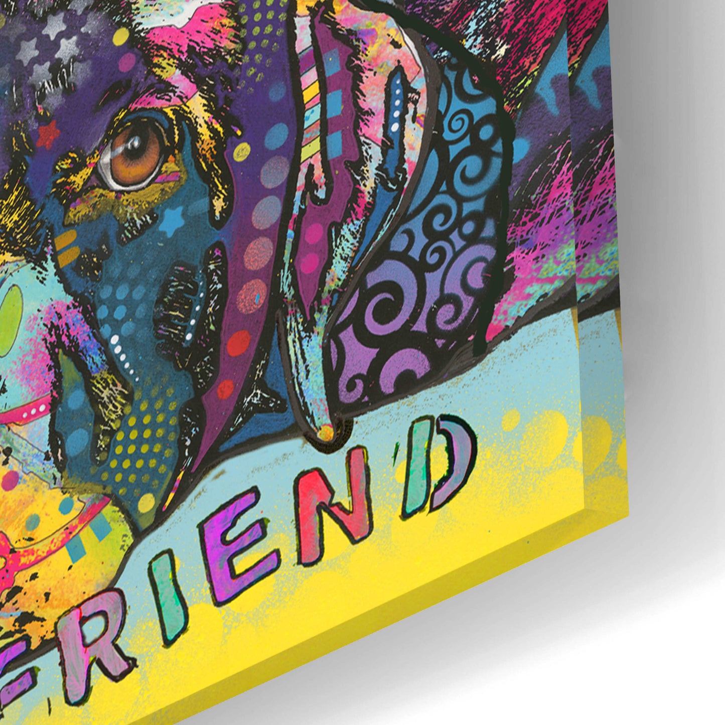 Epic Art 'Best Friends' by Dean Russo, Acrylic Glass Wall Art,24x16