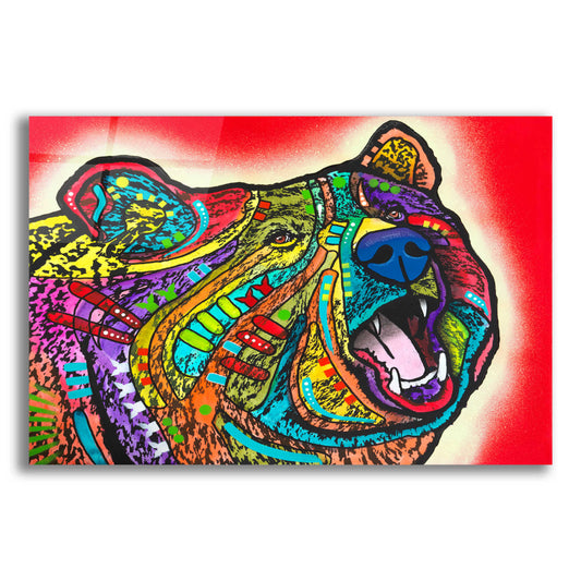 Epic Art 'Roaring Bear' by Dean Russo, Acrylic Glass Wall Art