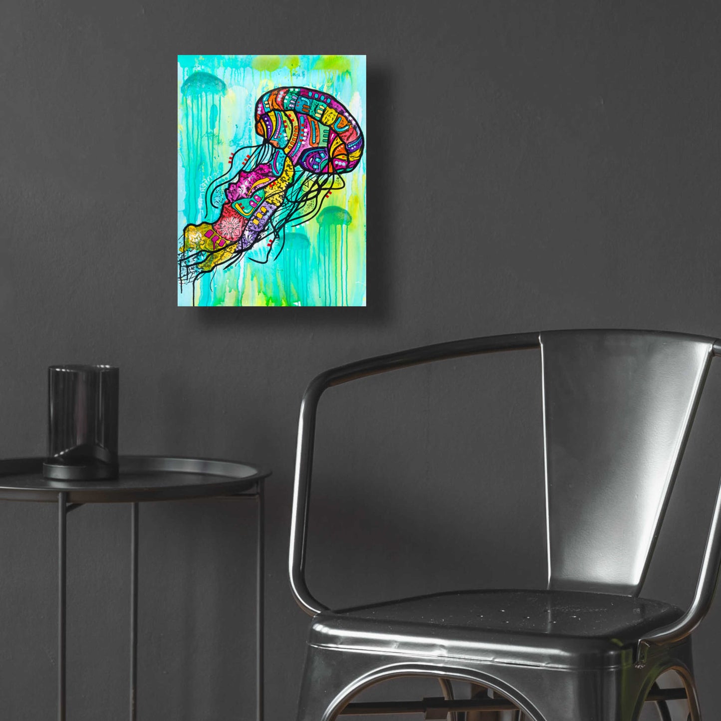 Epic Art 'Jellyfish' by Dean Russo, Acrylic Glass Wall Art,12x16