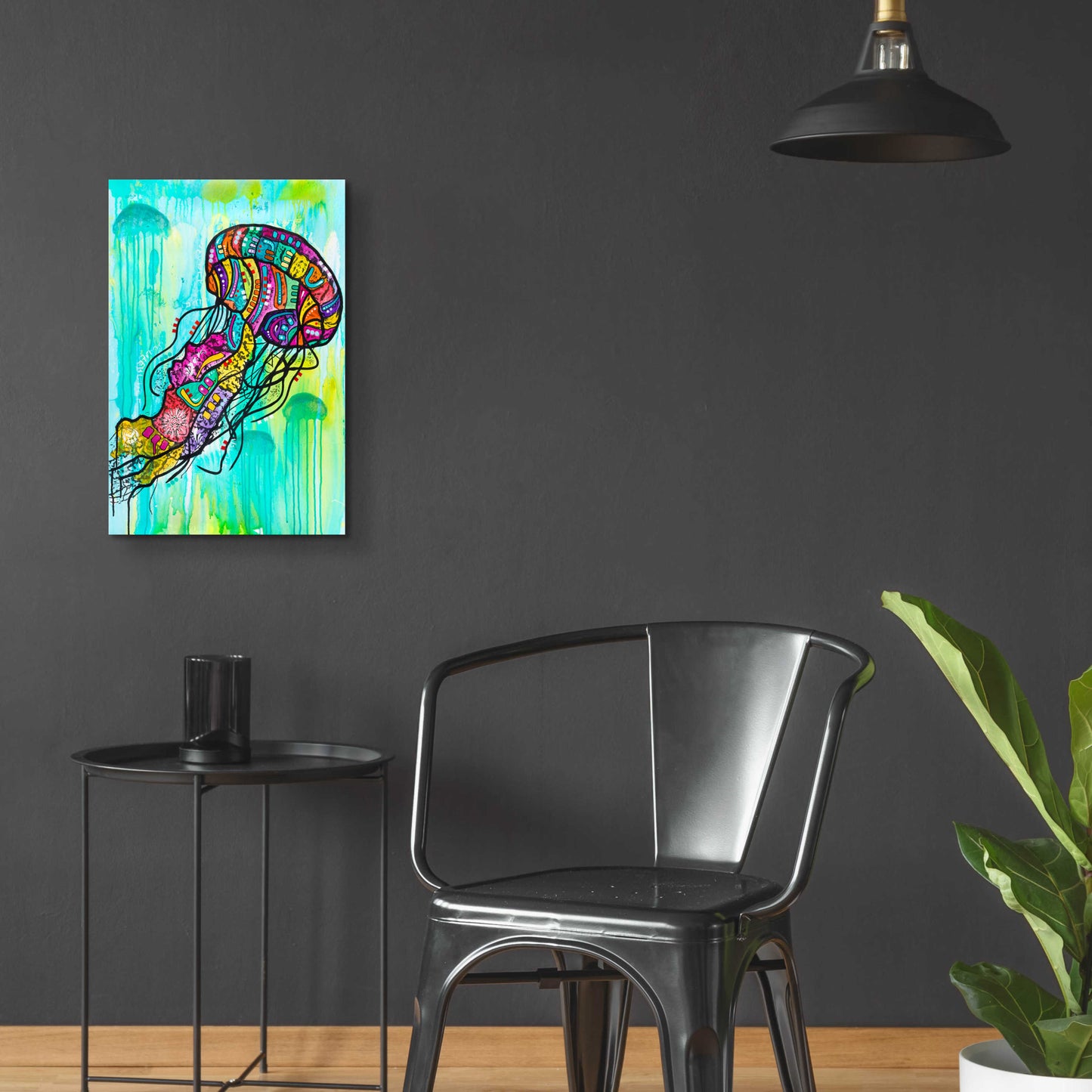 Epic Art 'Jellyfish' by Dean Russo, Acrylic Glass Wall Art,16x24