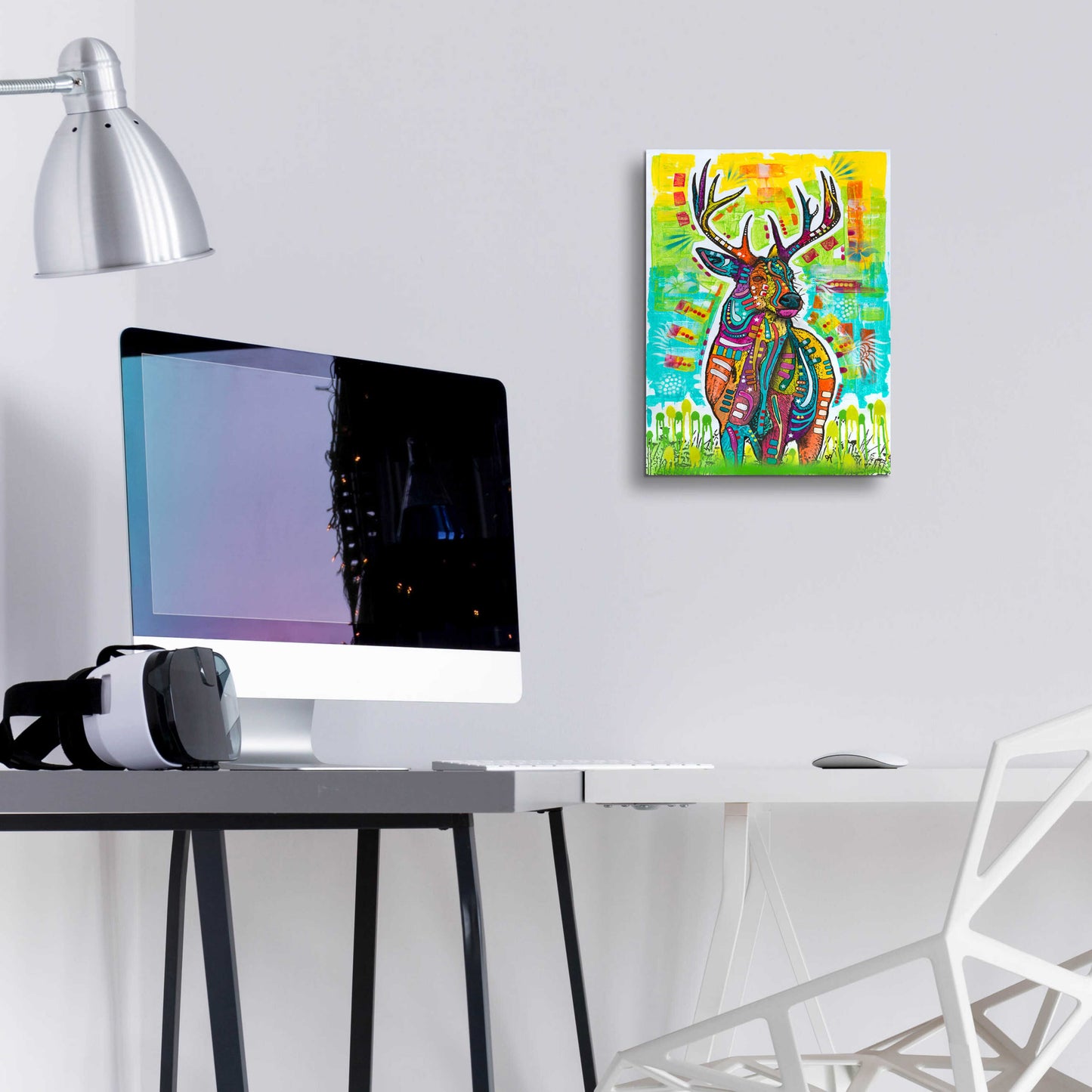 Epic Art 'Buck Mondays' by Dean Russo, Acrylic Glass Wall Art,12x16