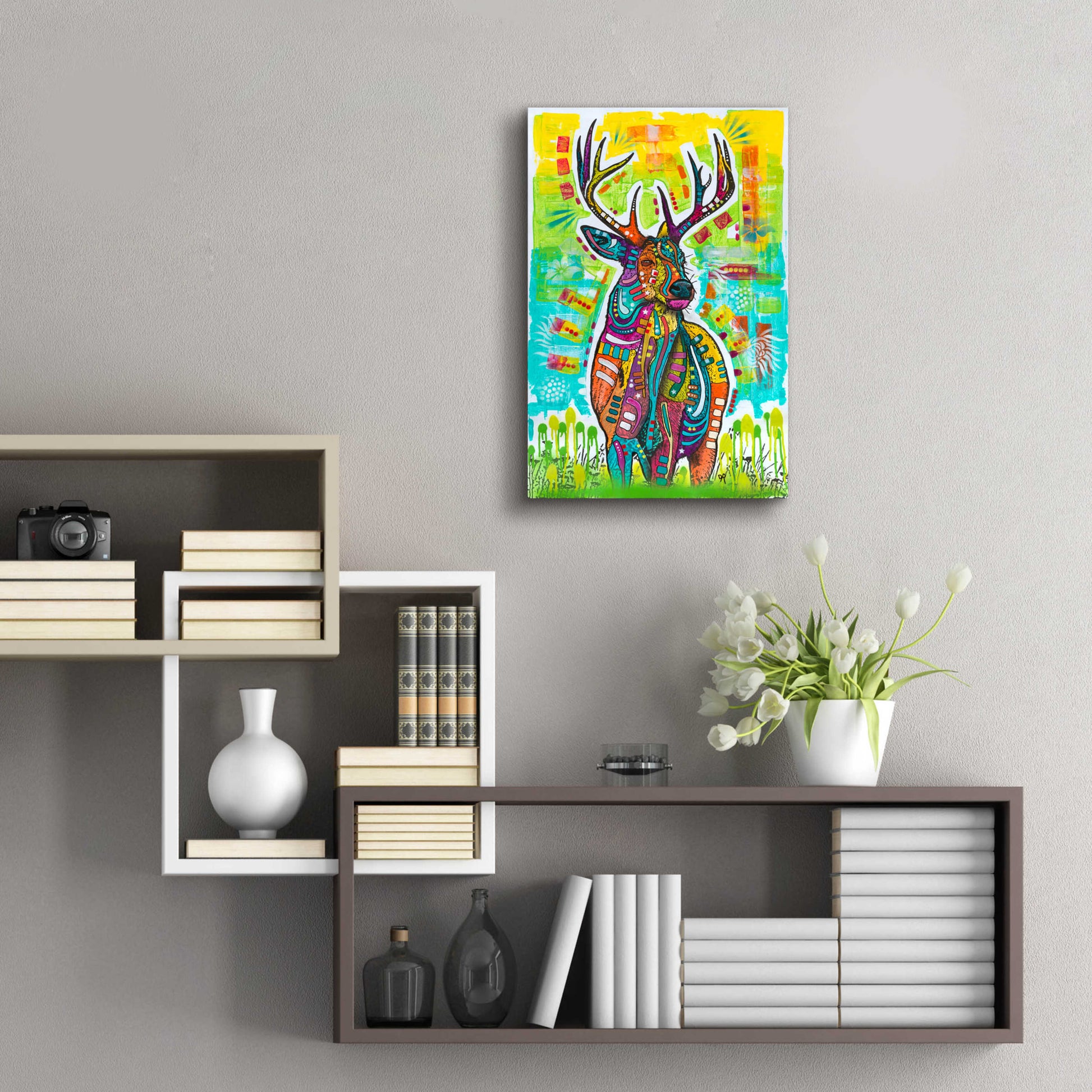 Epic Art 'Buck Mondays' by Dean Russo, Acrylic Glass Wall Art,16x24