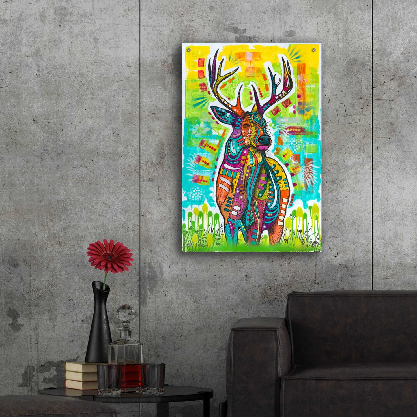 Epic Art 'Buck Mondays' by Dean Russo, Acrylic Glass Wall Art,24x36