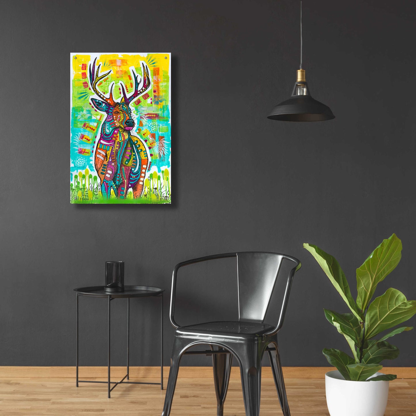 Epic Art 'Buck Mondays' by Dean Russo, Acrylic Glass Wall Art,24x36