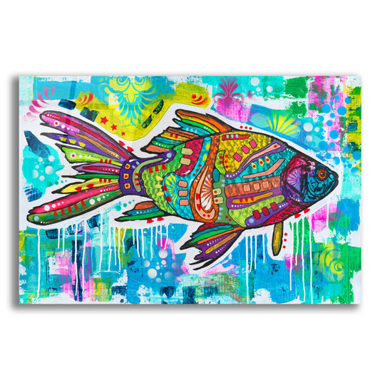 Epic Art 'Electric Goldfish' by Dean Russo, Acrylic Glass Wall Art