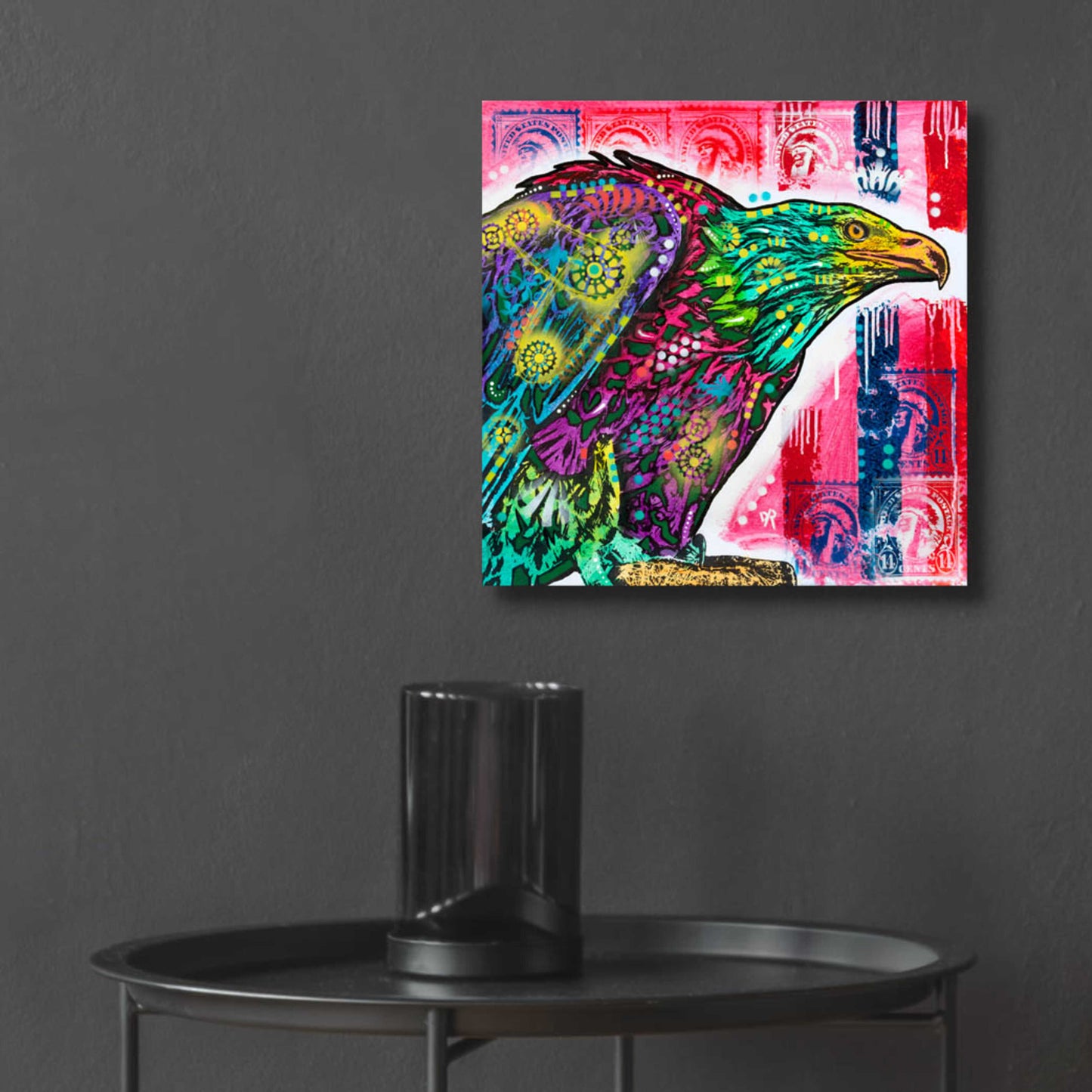 Epic Art 'Eagle' by Dean Russo, Acrylic Glass Wall Art,12x12