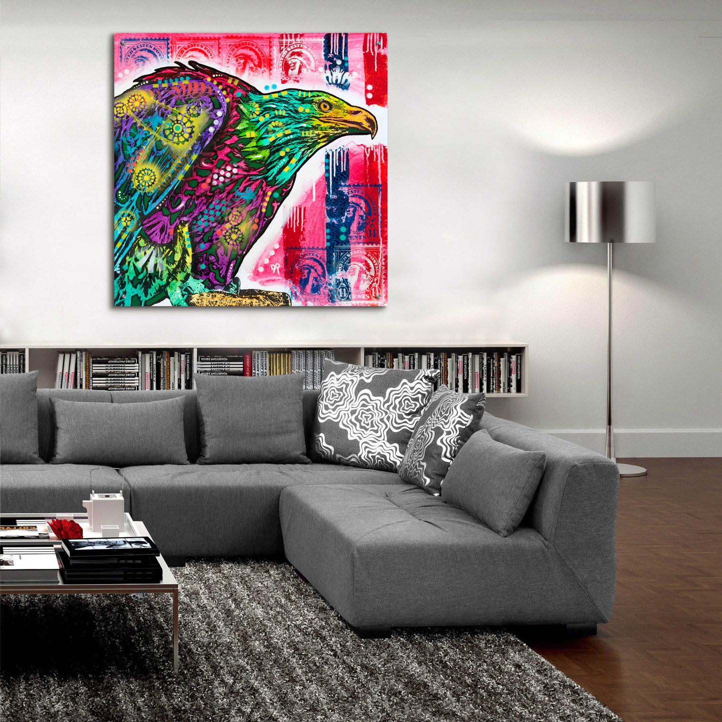 Epic Art 'Eagle' by Dean Russo, Acrylic Glass Wall Art,36x36