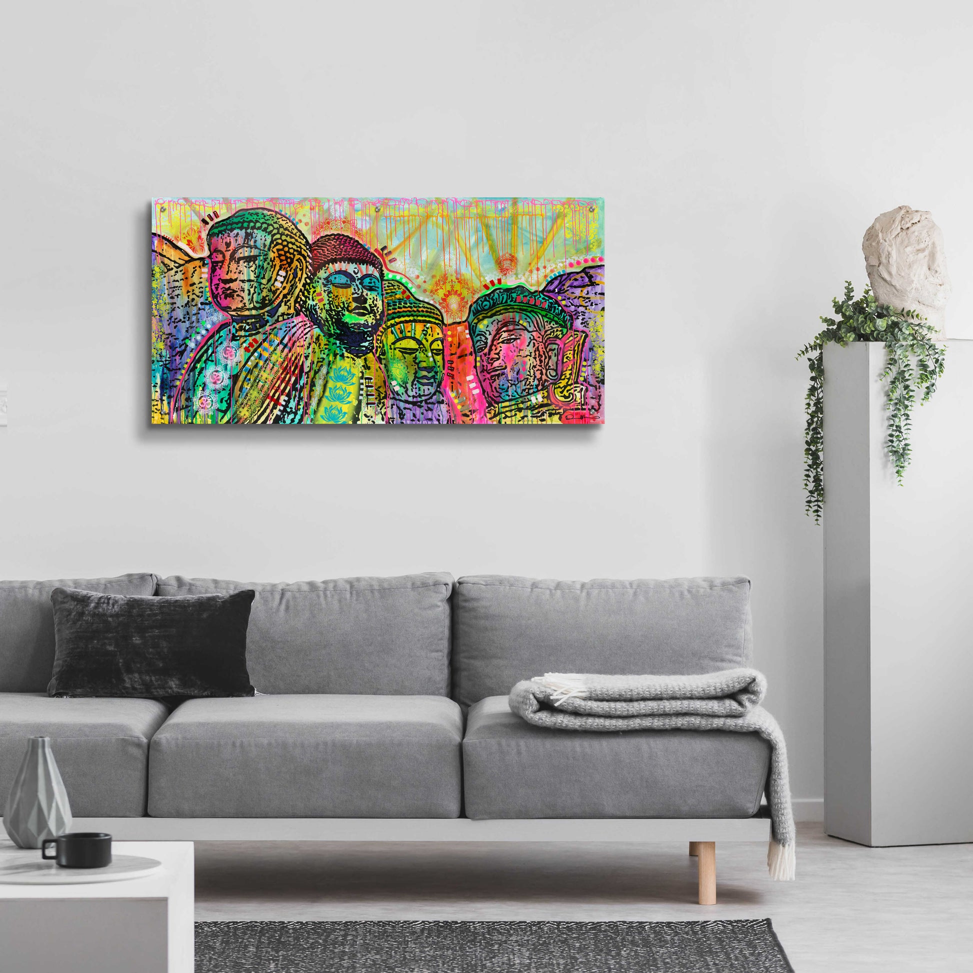 Epic Art 'Mt Peacemore' by Dean Russo, Acrylic Glass Wall Art,48x24