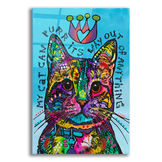Epic Art 'My Cat' by Dean Russo, Acrylic Glass Wall Art