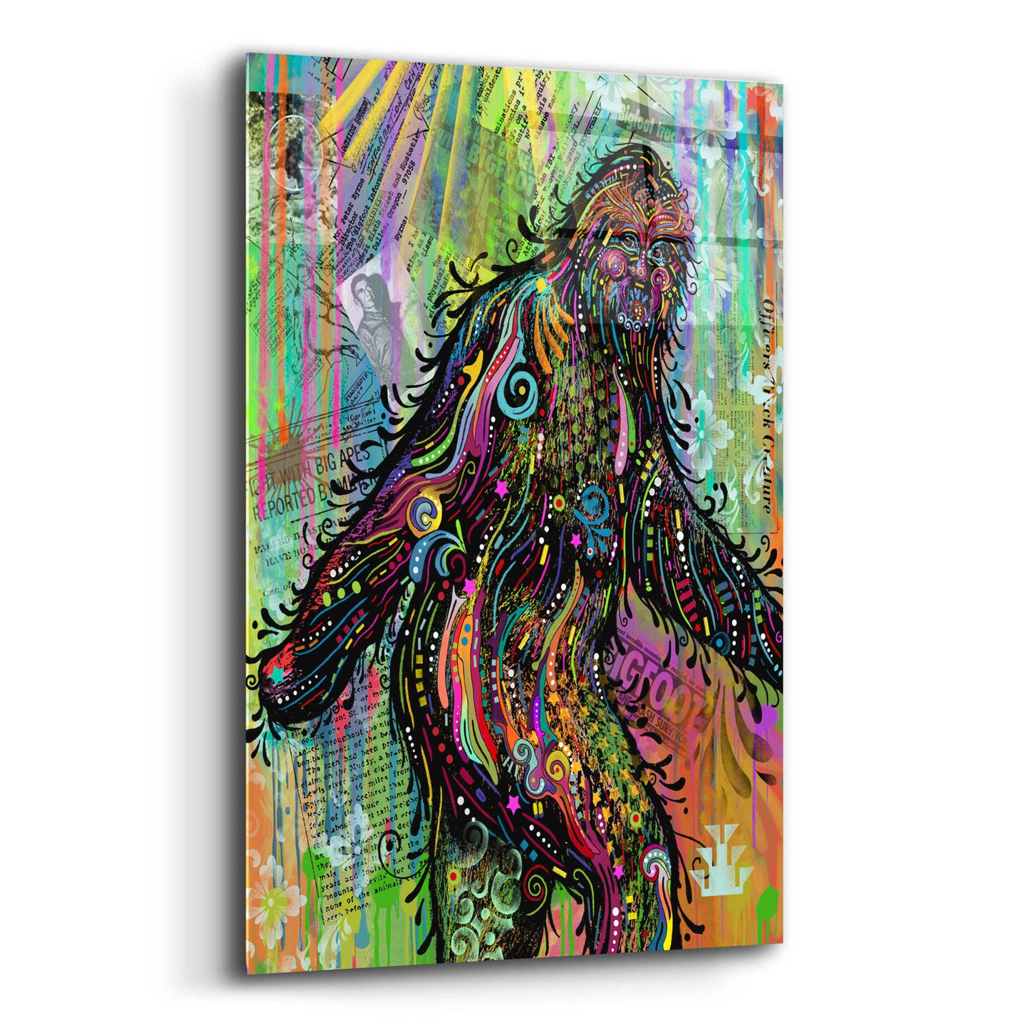 Epic Art 'Bigfoot' by Dean Russo, Acrylic Glass Wall Art,12x16