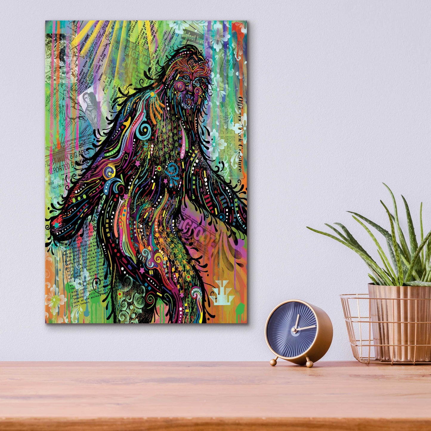 Epic Art 'Bigfoot' by Dean Russo, Acrylic Glass Wall Art,12x16