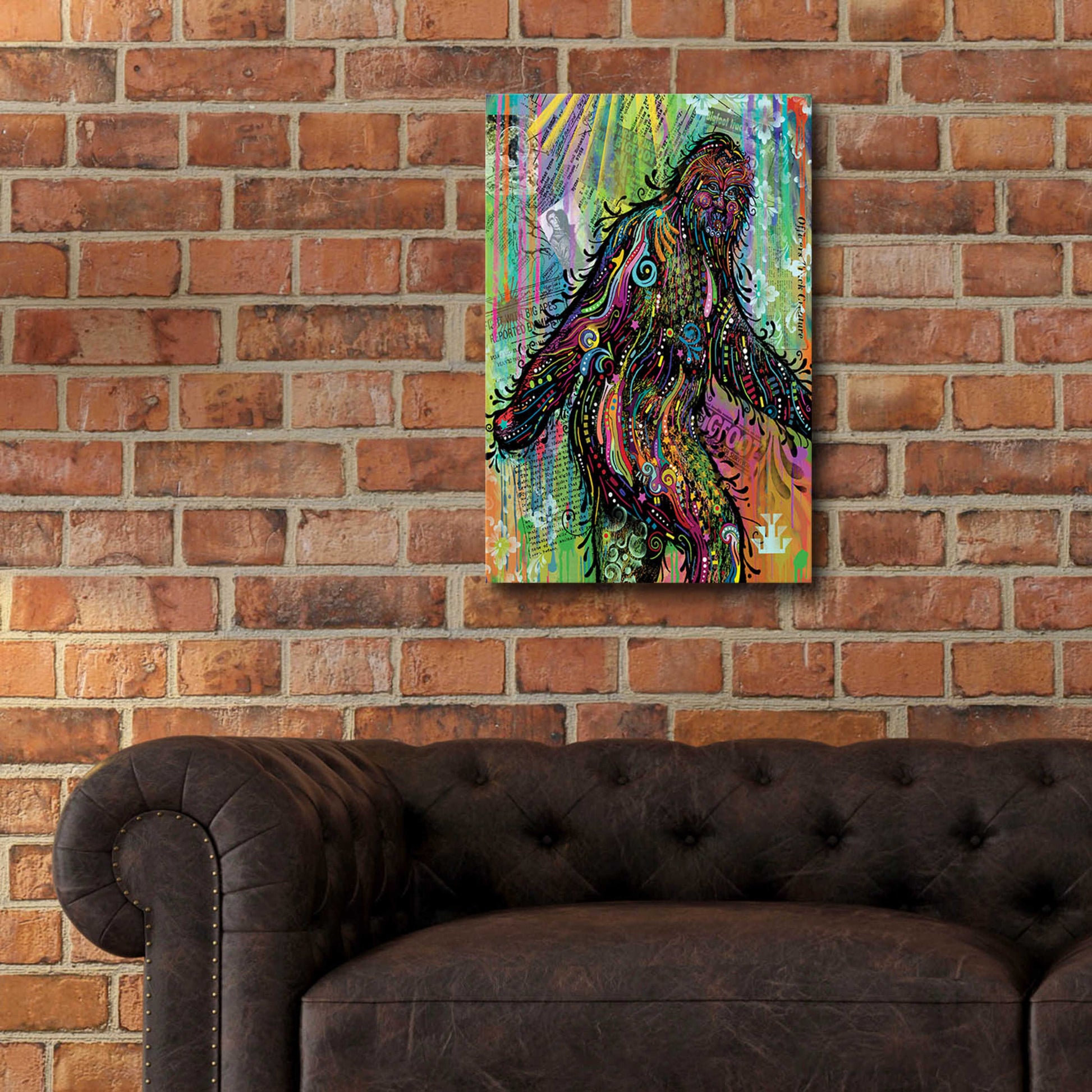 Epic Art 'Bigfoot' by Dean Russo, Acrylic Glass Wall Art,16x24