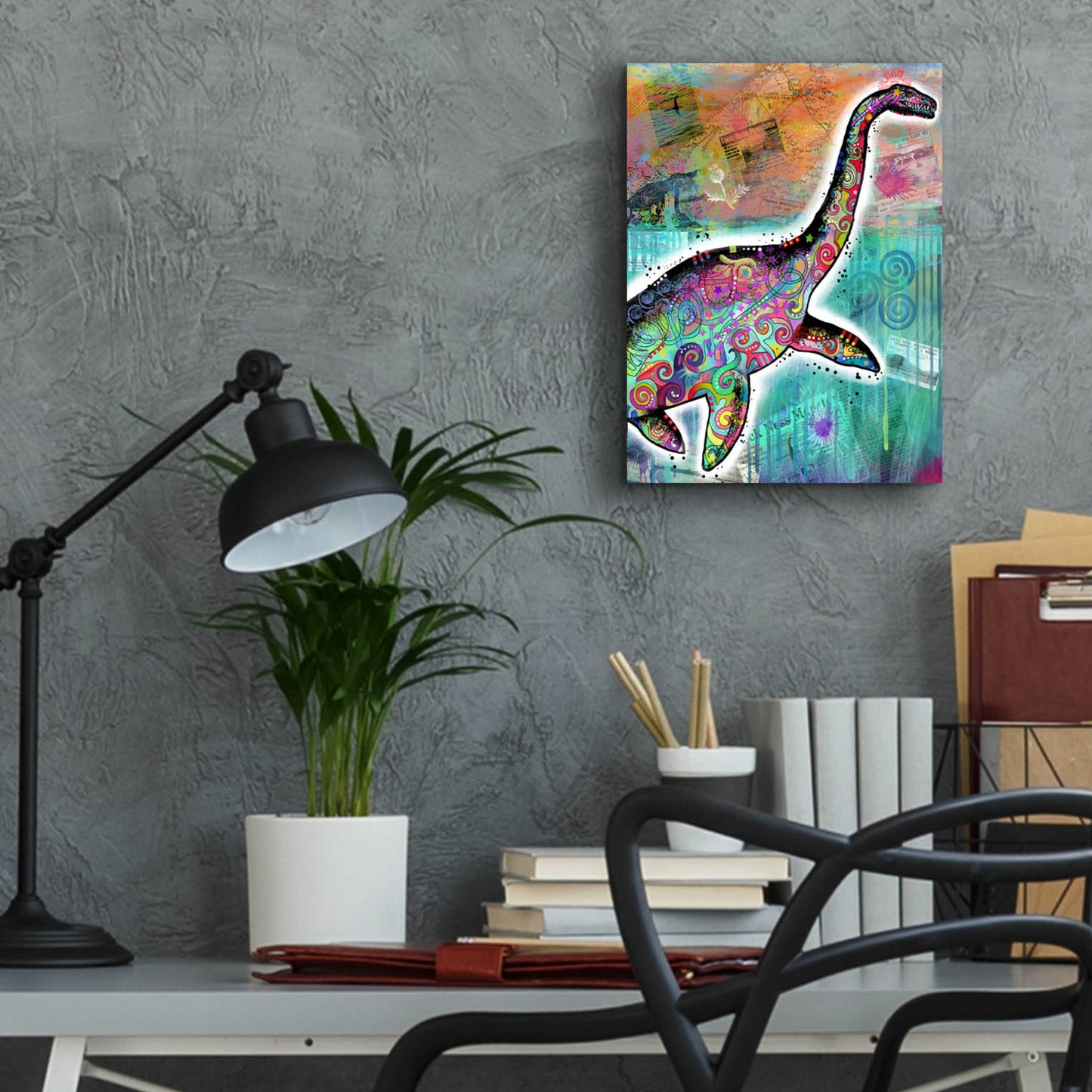 Epic Art 'Nessie' by Dean Russo, Acrylic Glass Wall Art,12x16