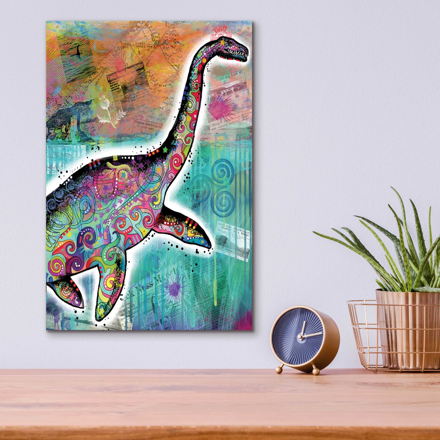 Epic Art 'Nessie' by Dean Russo, Acrylic Glass Wall Art,12x16