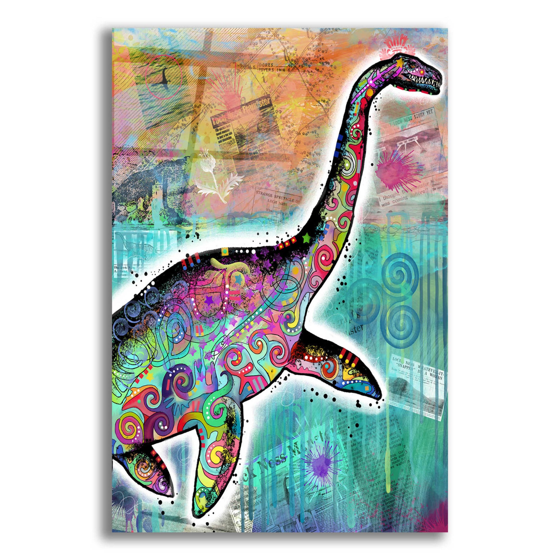 Epic Art 'Nessie' by Dean Russo, Acrylic Glass Wall Art,12x16