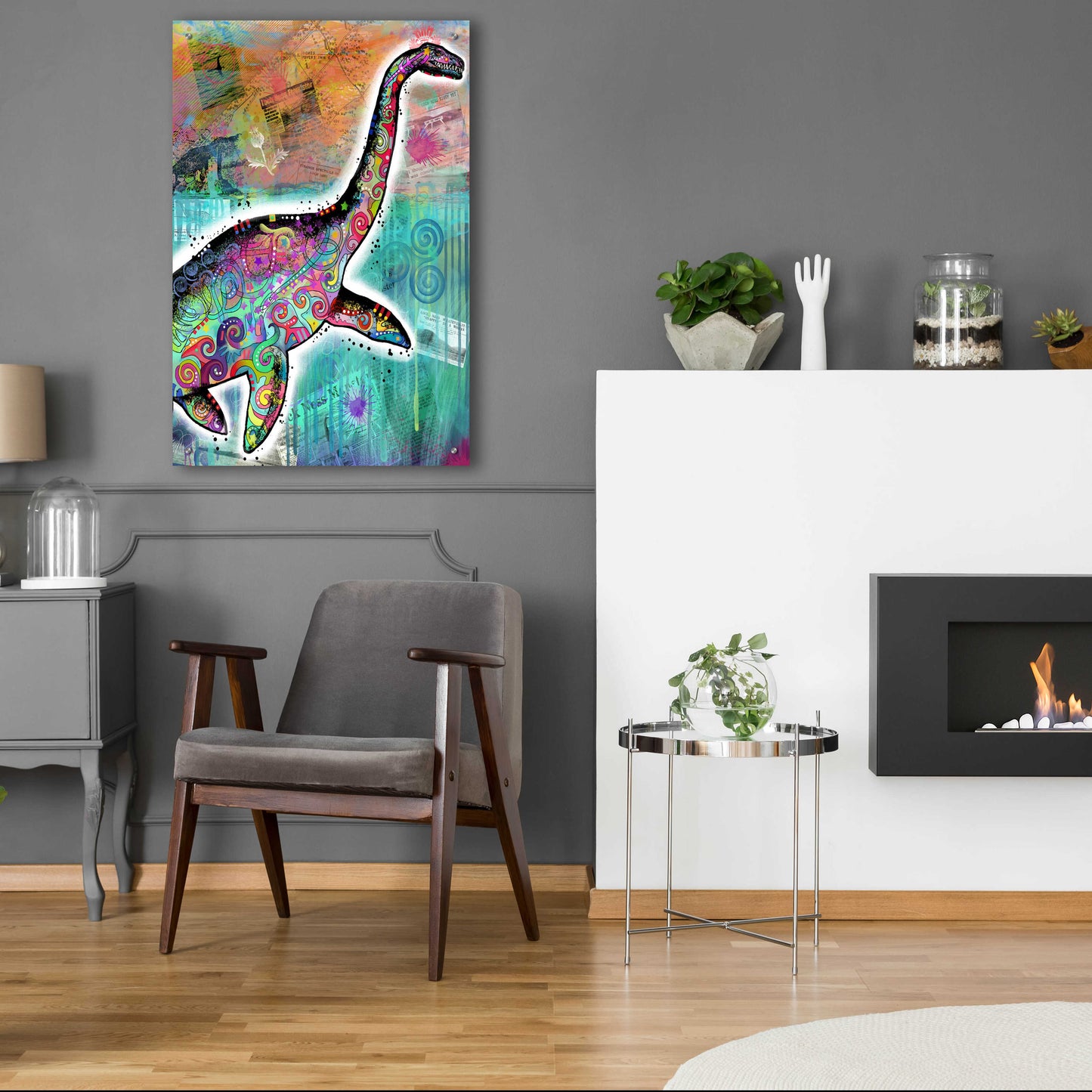 Epic Art 'Nessie' by Dean Russo, Acrylic Glass Wall Art,24x36