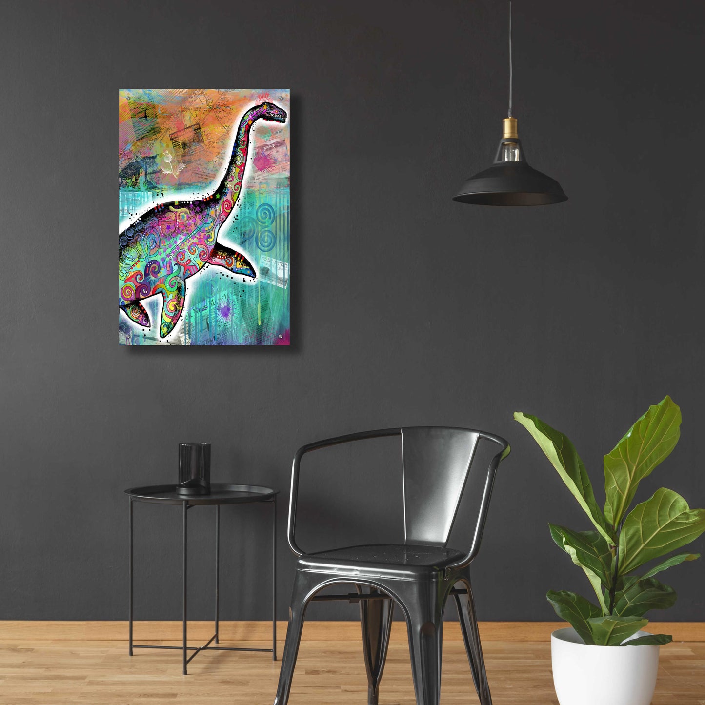 Epic Art 'Nessie' by Dean Russo, Acrylic Glass Wall Art,24x36