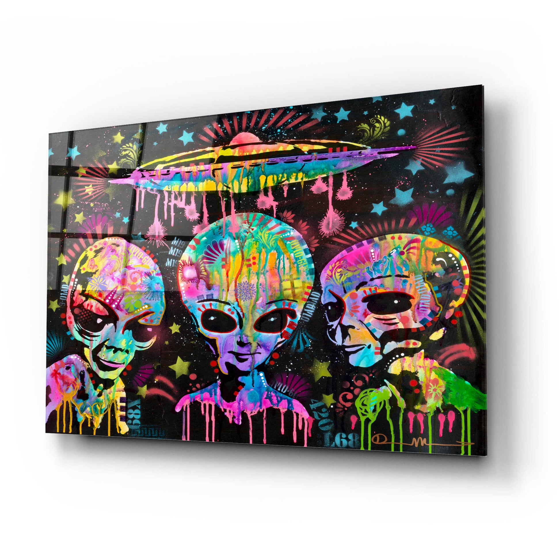 Epic Art 'Aliens' by Dean Russo, Acrylic Glass Wall Art,24x16