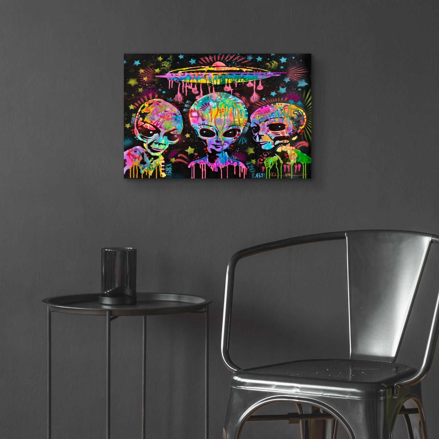 Epic Art 'Aliens' by Dean Russo, Acrylic Glass Wall Art,24x16