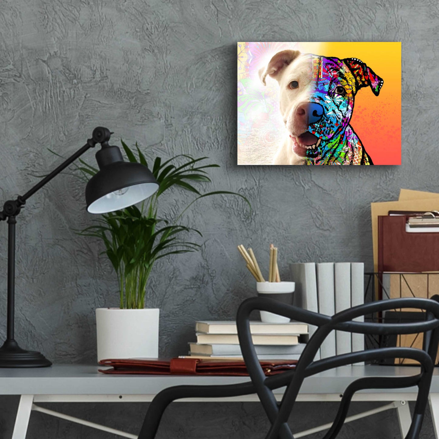 Epic Art 'Gayl_Hyde Lola' by Dean Russo, Acrylic Glass Wall Art,16x12