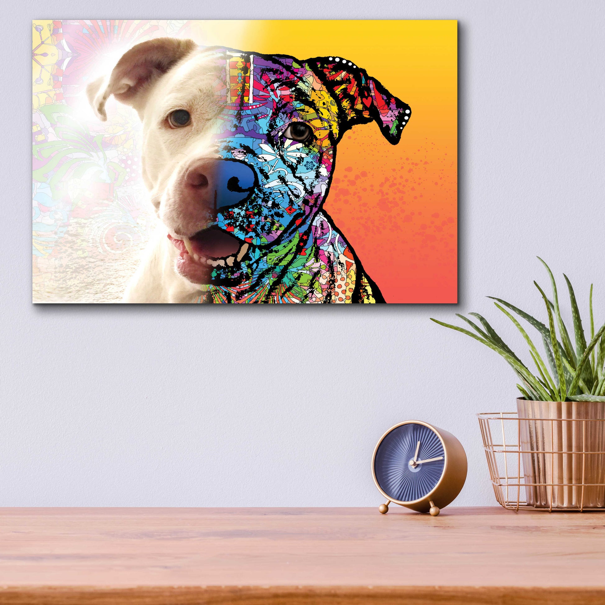 Epic Art 'Gayl_Hyde Lola' by Dean Russo, Acrylic Glass Wall Art,16x12