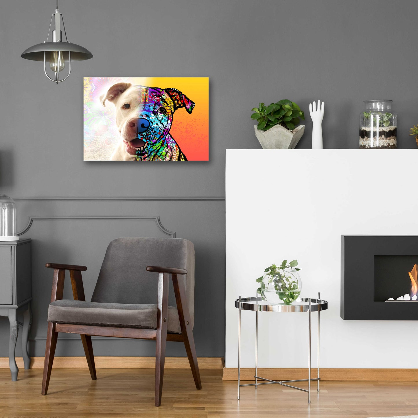 Epic Art 'Gayl_Hyde Lola' by Dean Russo, Acrylic Glass Wall Art,24x16