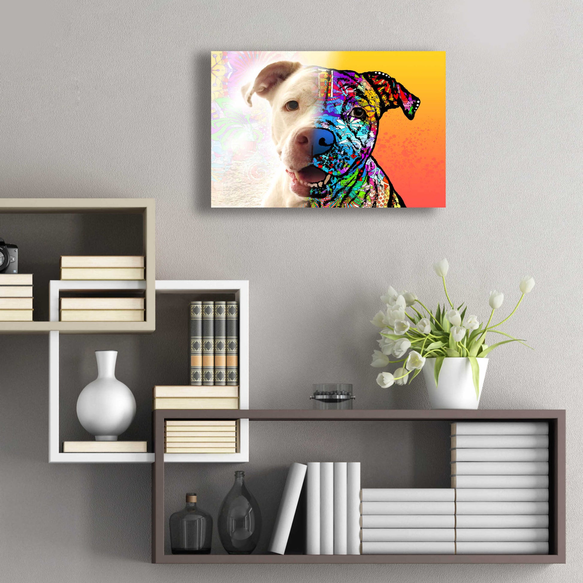 Epic Art 'Gayl_Hyde Lola' by Dean Russo, Acrylic Glass Wall Art,24x16