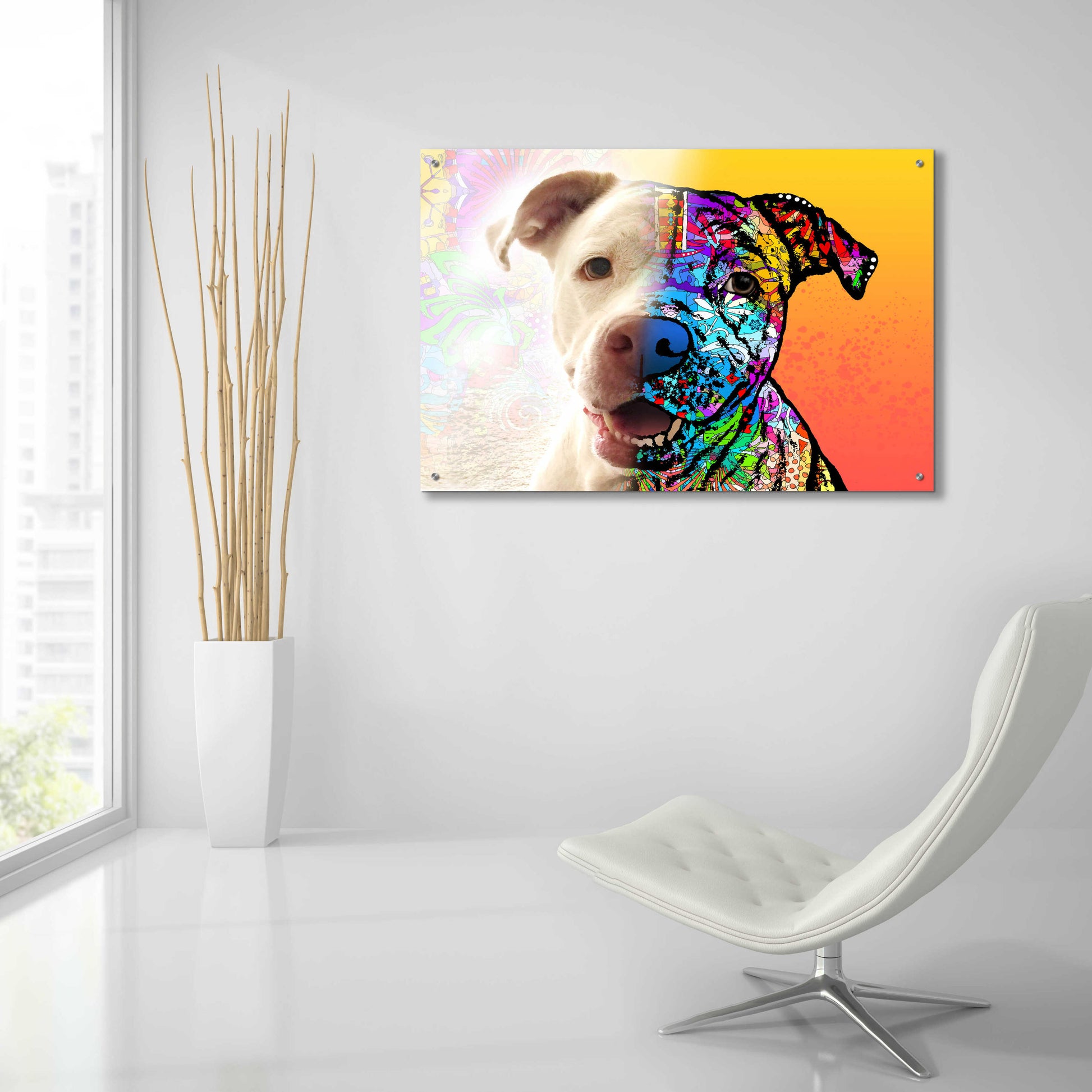 Epic Art 'Gayl_Hyde Lola' by Dean Russo, Acrylic Glass Wall Art,36x24