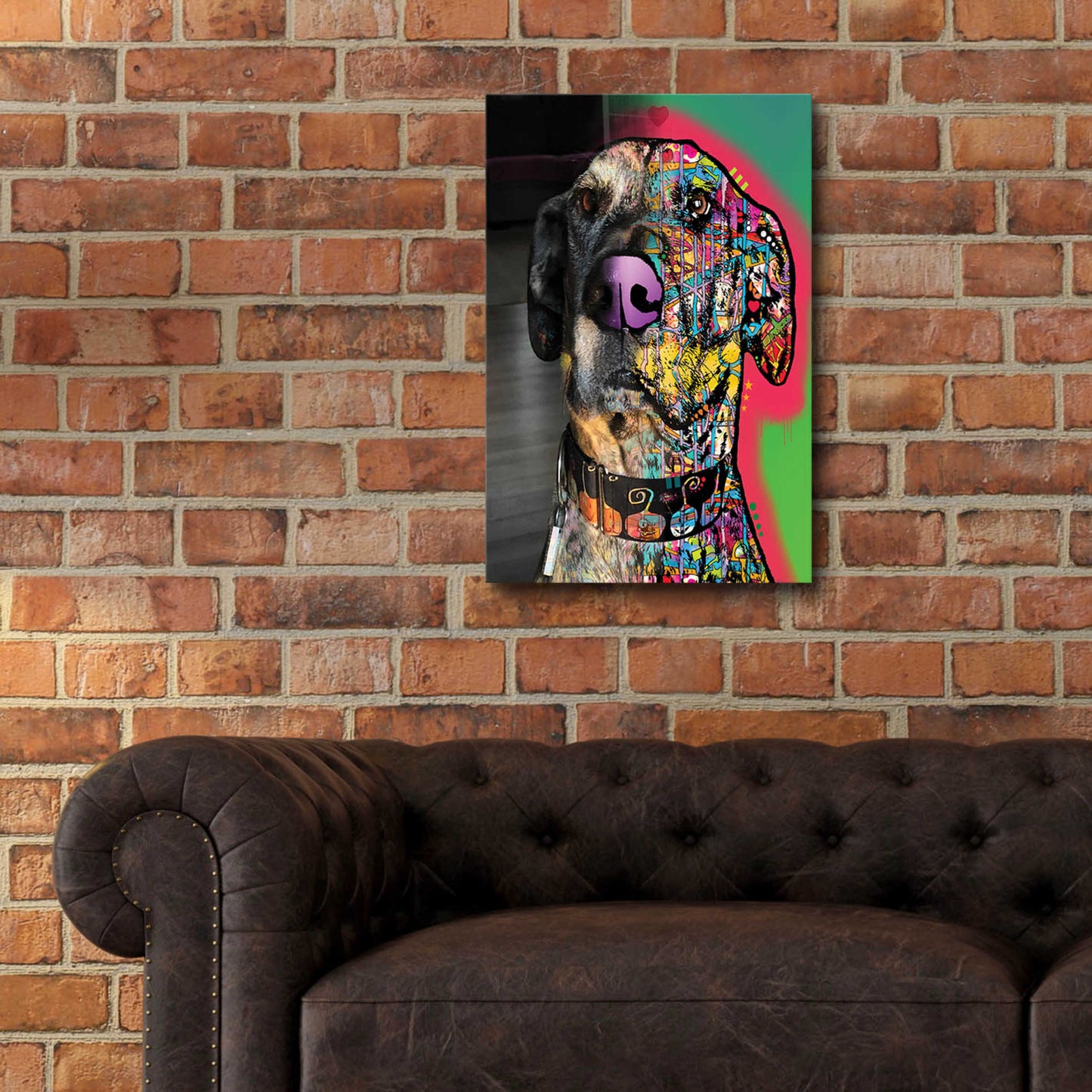 Epic Art 'Michelle King_Miss Priscilla' by Dean Russo, Acrylic Glass Wall Art,16x24