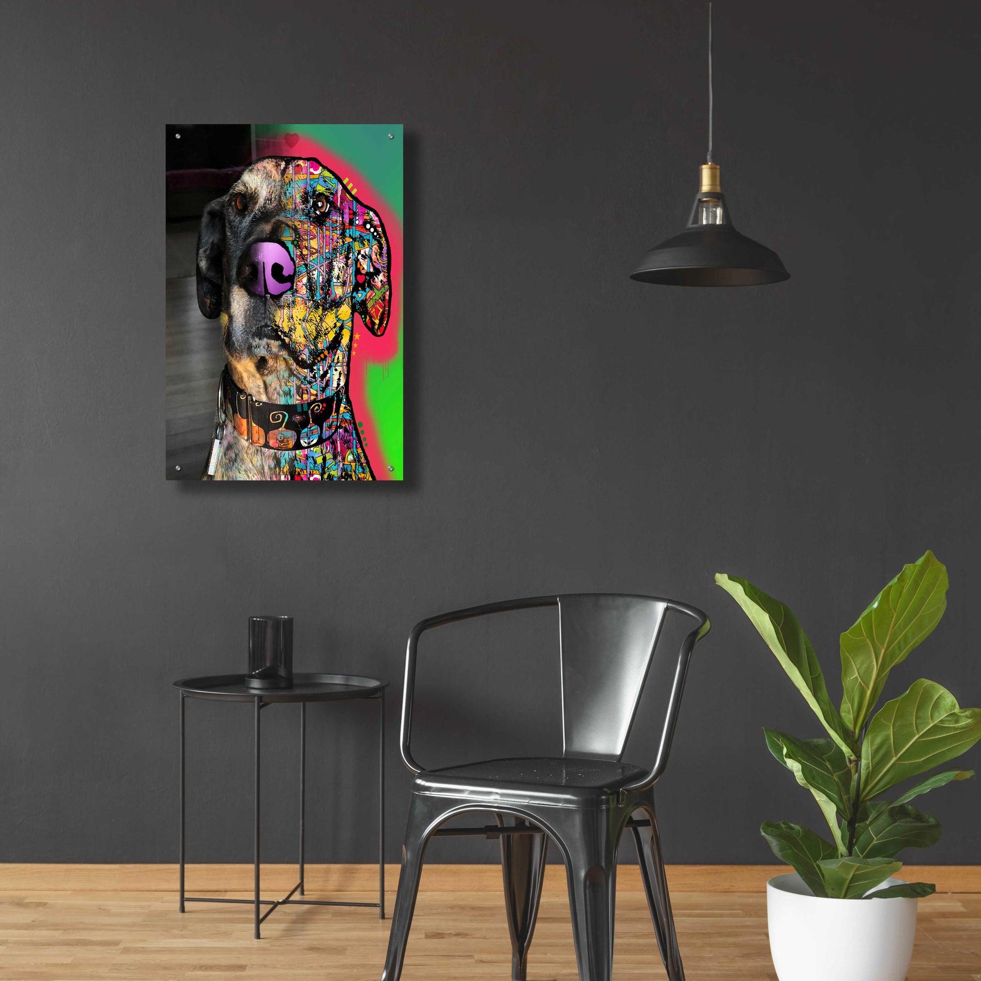Epic Art 'Michelle King_Miss Priscilla' by Dean Russo, Acrylic Glass Wall Art,24x36