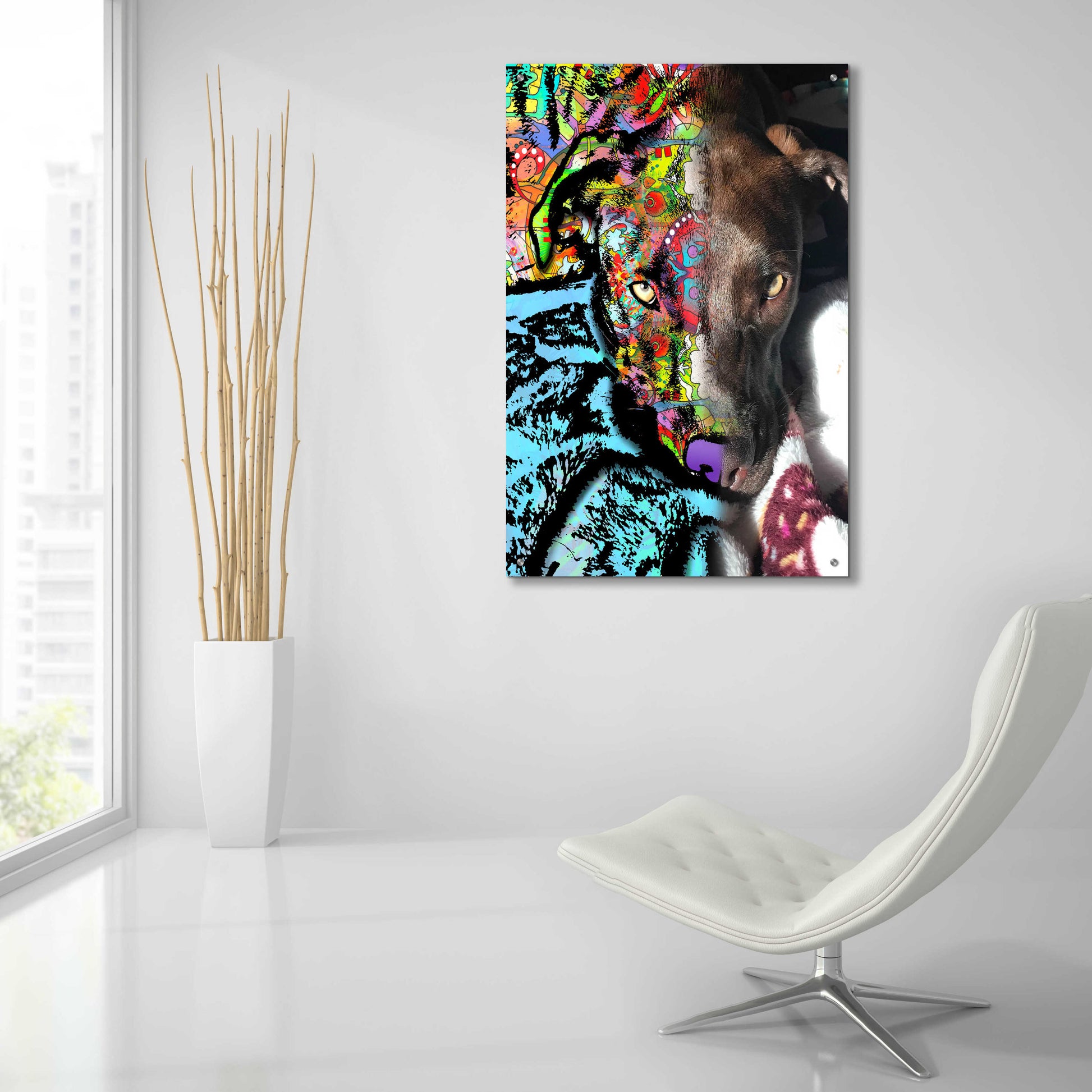 Epic Art 'Michelle Novak 2' by Dean Russo, Acrylic Glass Wall Art,24x36