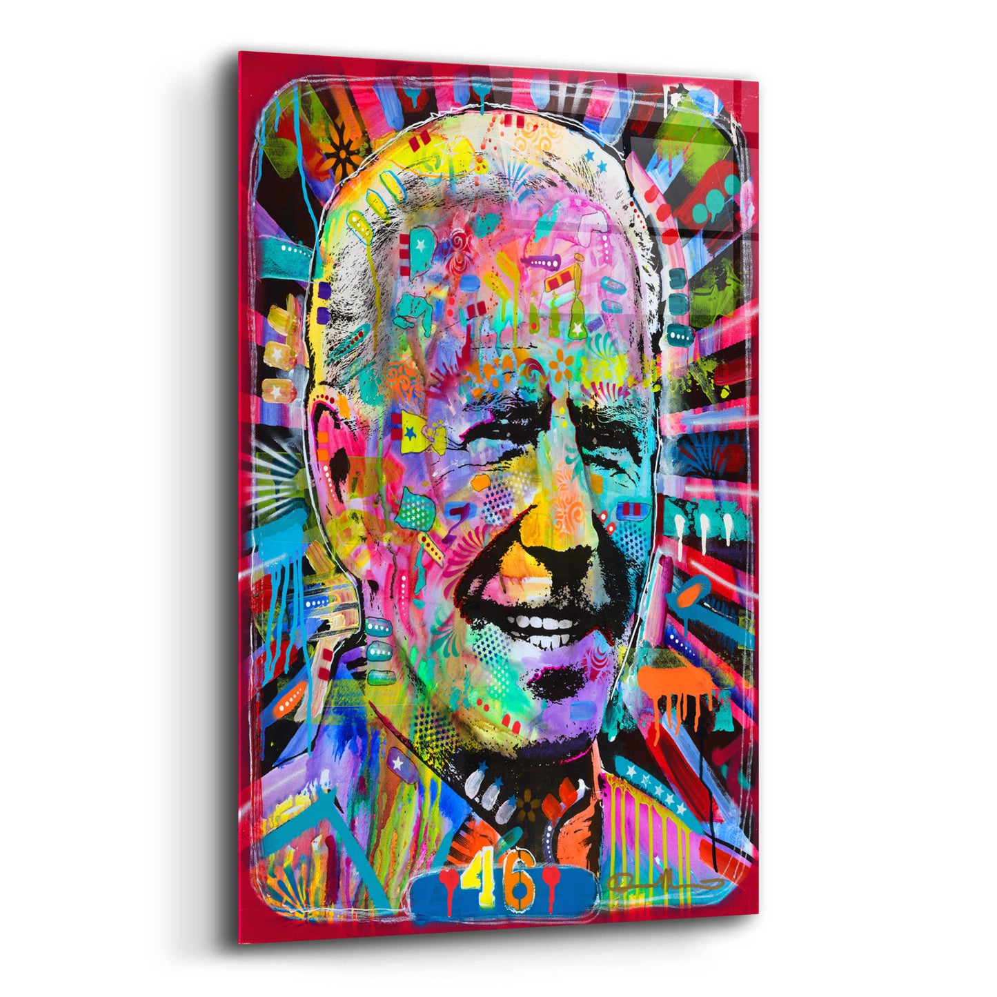 Epic Art 'Joe Biden' by Dean Russo, Acrylic Glass Wall Art,12x16