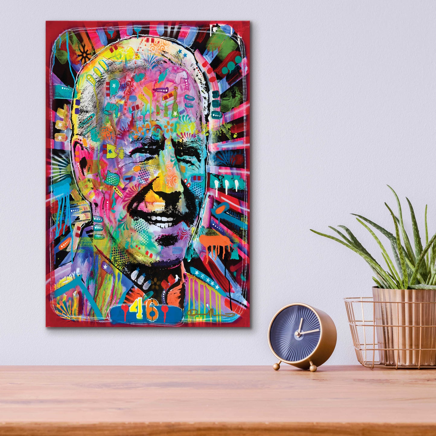 Epic Art 'Joe Biden' by Dean Russo, Acrylic Glass Wall Art,12x16