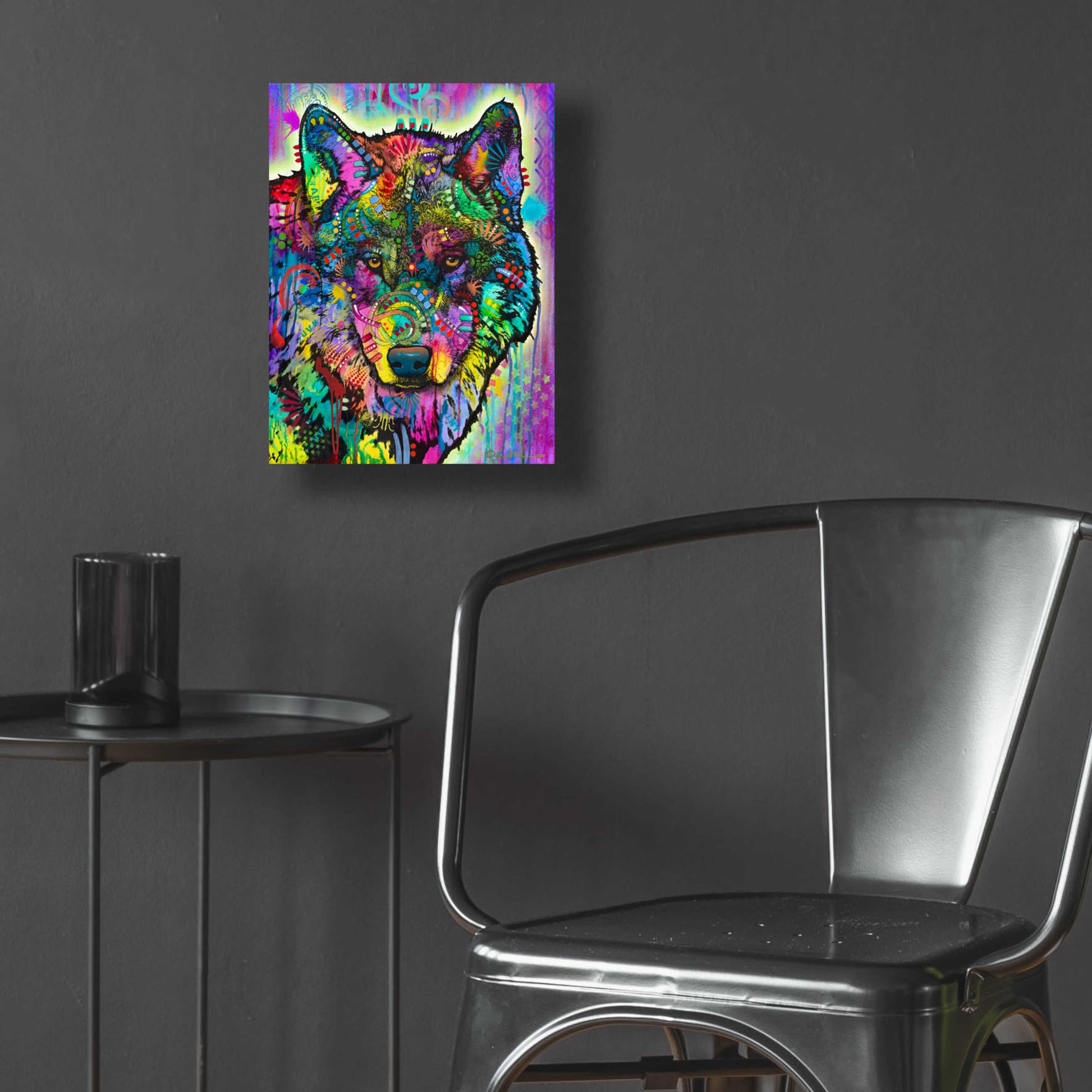 Epic Art 'Warf Wolf' by Dean Russo, Acrylic Glass Wall Art,12x16