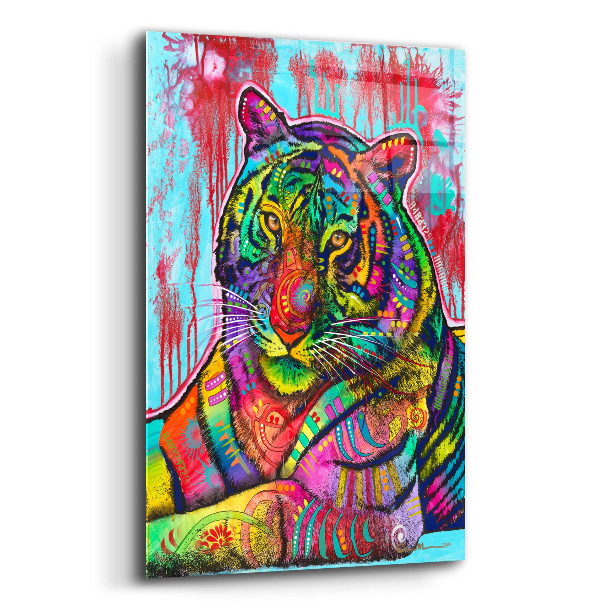 Epic Art 'The Year of the Tiger' by Dean Russo, Acrylic Glass Wall Art,12x16