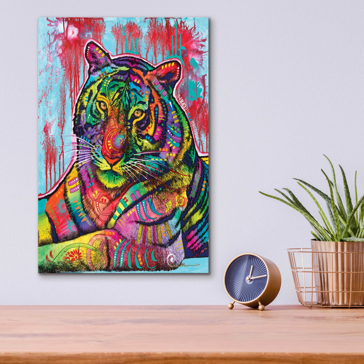 Epic Art 'The Year of the Tiger' by Dean Russo, Acrylic Glass Wall Art,12x16