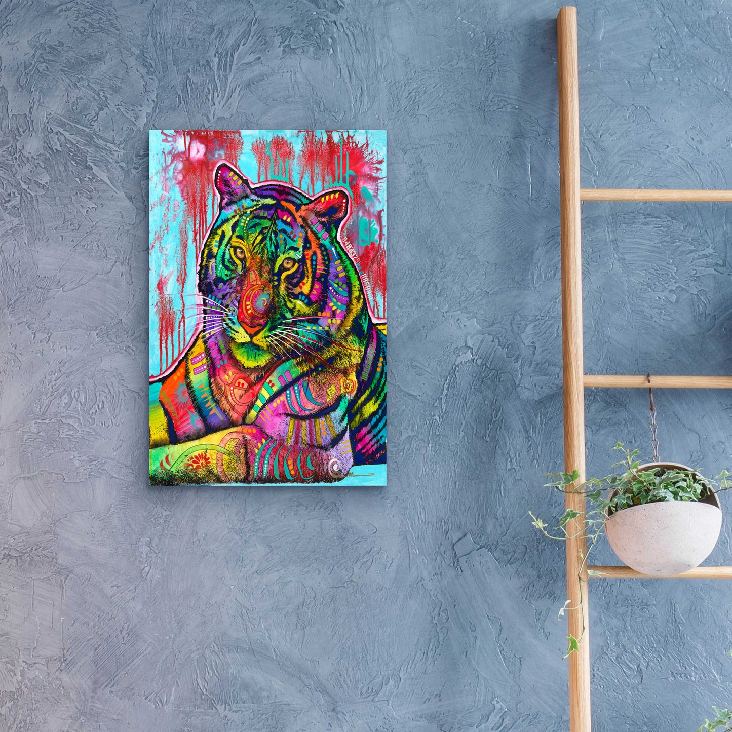 Epic Art 'The Year of the Tiger' by Dean Russo, Acrylic Glass Wall Art,16x24